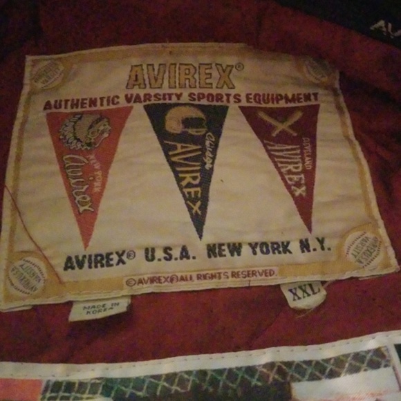 MEN'S XXL 100%LEATHER AVIREX SILVER SKATES JACKET! - Picture 4 of 8